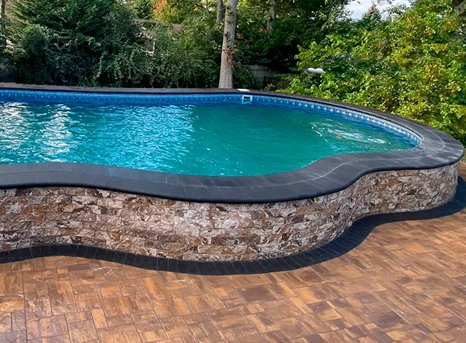 contoh above ground pool