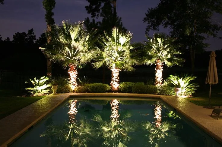 pencahayaan kolam renang moonlight