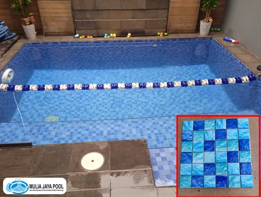material finishing kolam renang