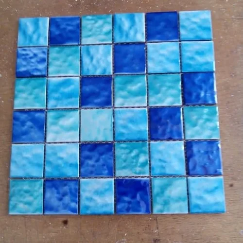 material finishing kolam renang mozaik
